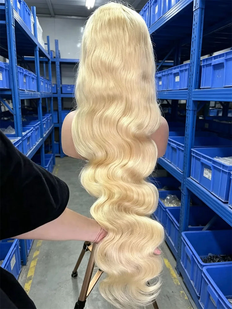 613 Blonde Body Wave Lace Front Wig - Parrucche in capelli umani con frontale