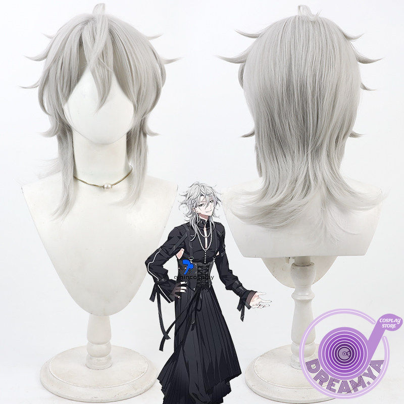 Synthetic Wigs - Parrucca Cosplay Domeki Kuguri 18TRIP Grigia