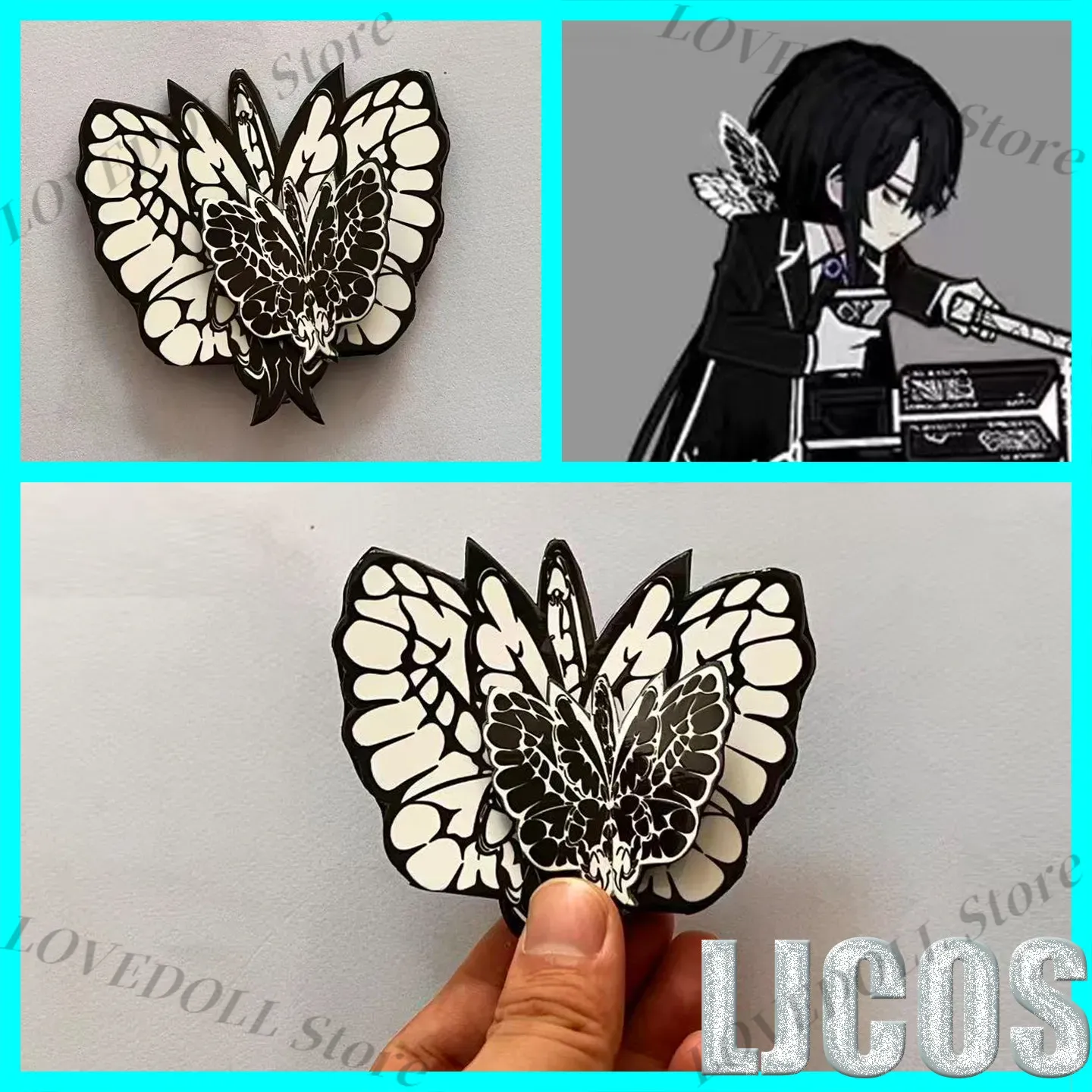 Hair Clips - Anime Limbus Company Yisang Fermaglio per