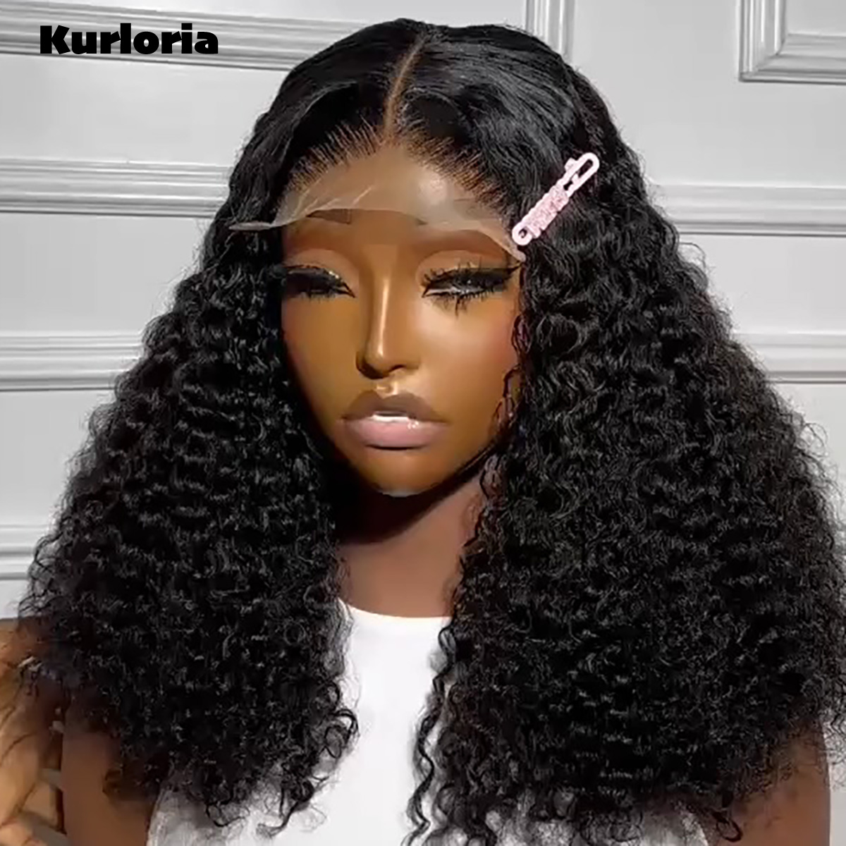 Glueless Wear And Go Human Hair Wig - Parrucca con frangia in pizzo, realizzata