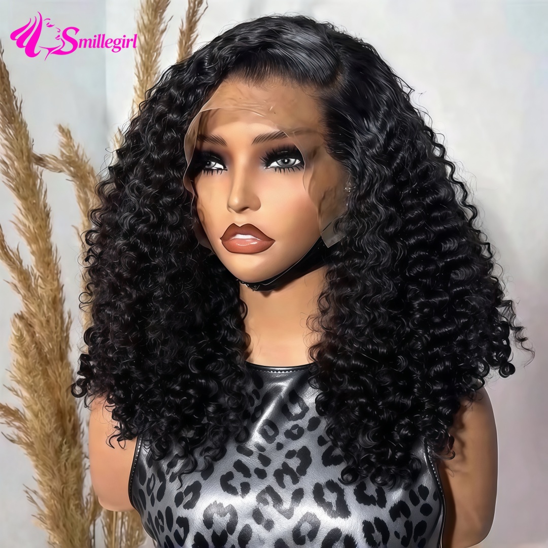 Pre Parted 13X4 Lace Front Bob Wig - Parrucca in capelli umani con frangia