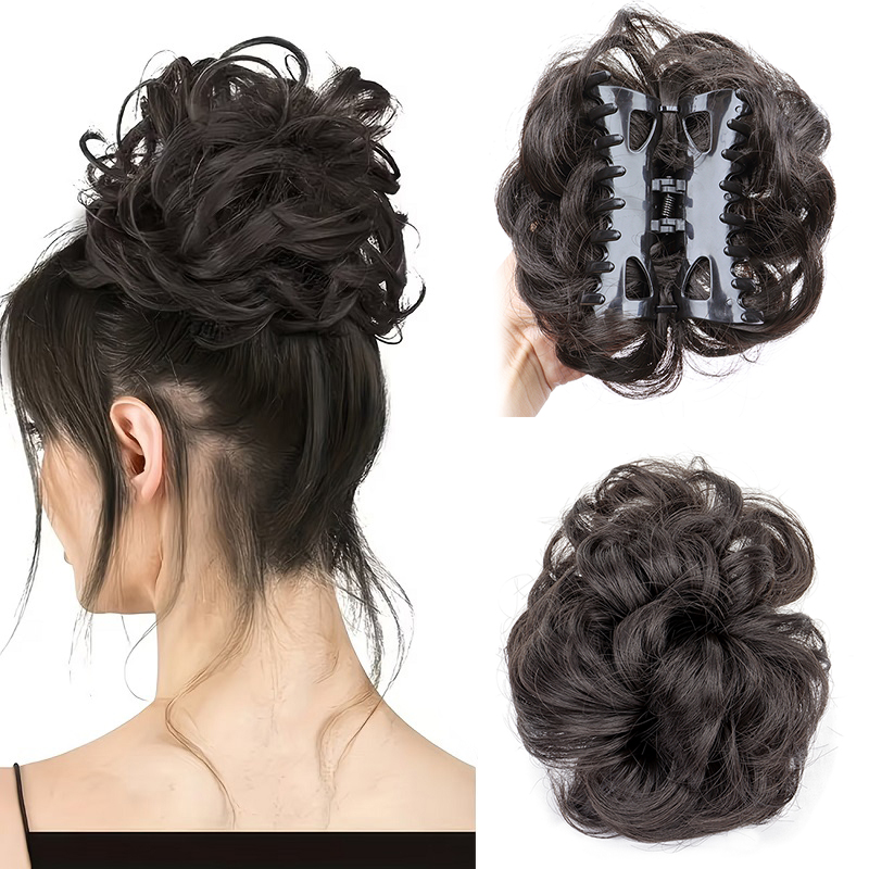 Chignon Sintetico a Coda di Ca - Claw Clip Messy Bun Hair Piece recensione e prezzo