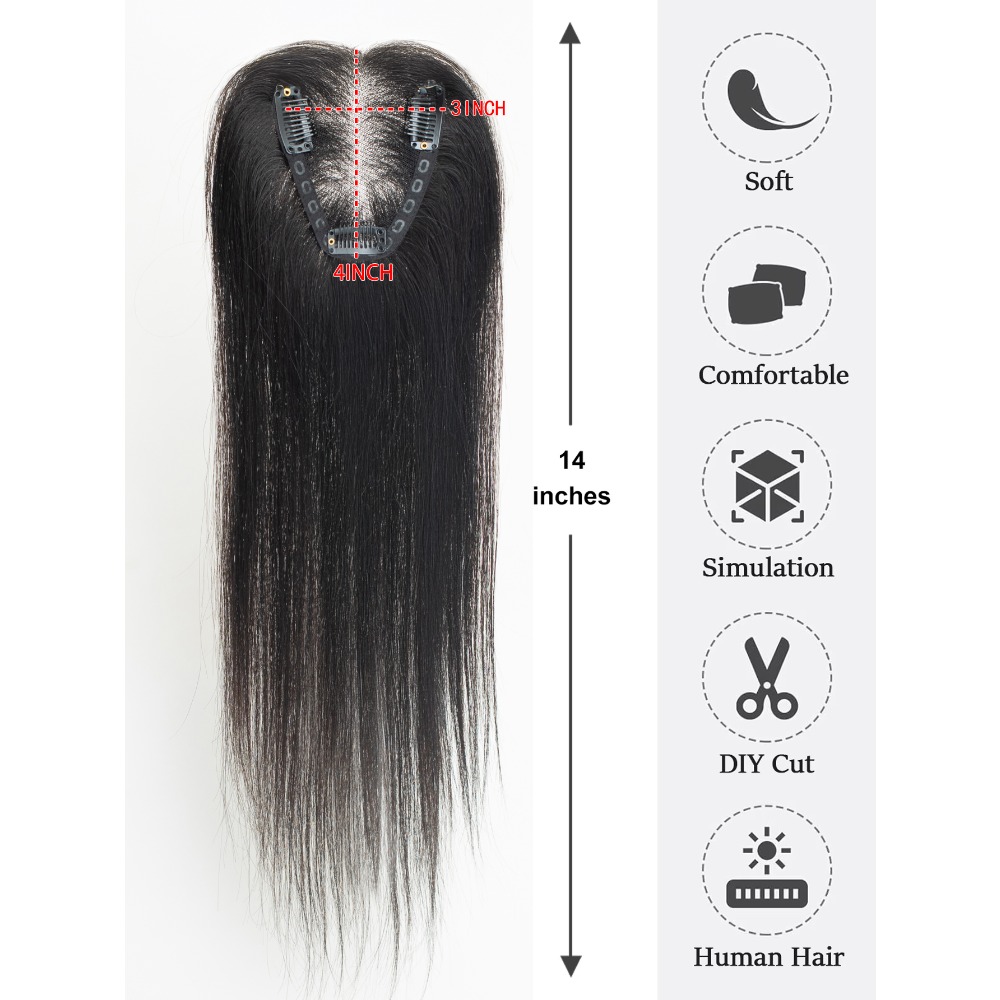 Toppers per capelli umani al 1 - Seamless Clip In Hair Extensions Human Hair recensione e prezzo