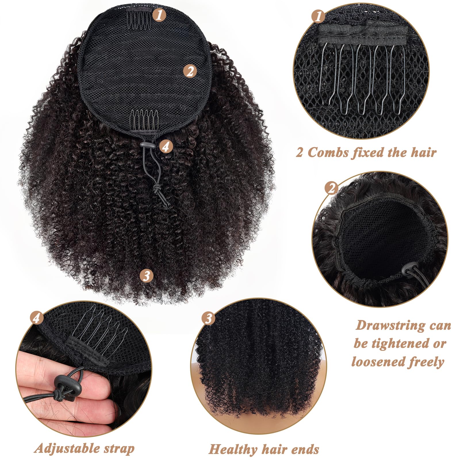 Extension per coda di cavallo  - Seamless Clip In Hair Extensions Human Hair recensione e prezzo