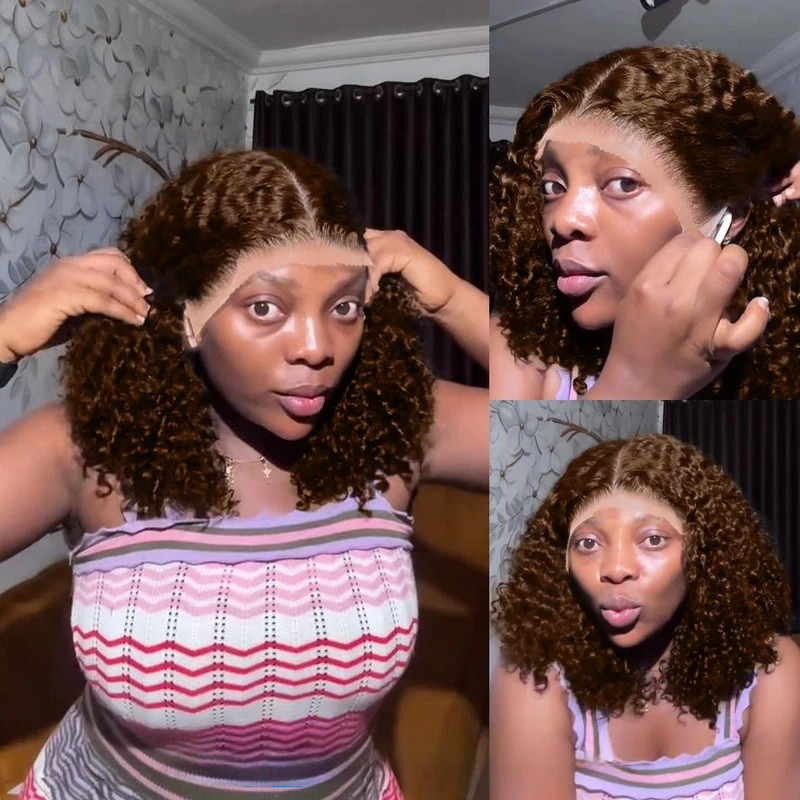 Parrucca corta riccia, modello - Glueless Wear And Go Human Hair Wig recensione e prezzo
