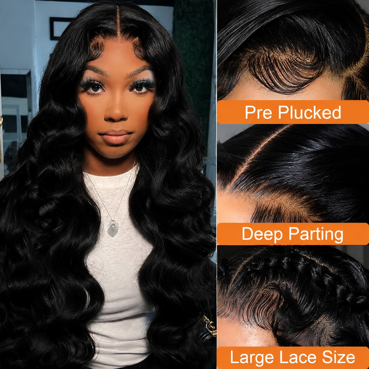 Parrucche in capelli umani con - Hd Lace Frontal Wig Human Hair Pre Plucked recensione e prezzo