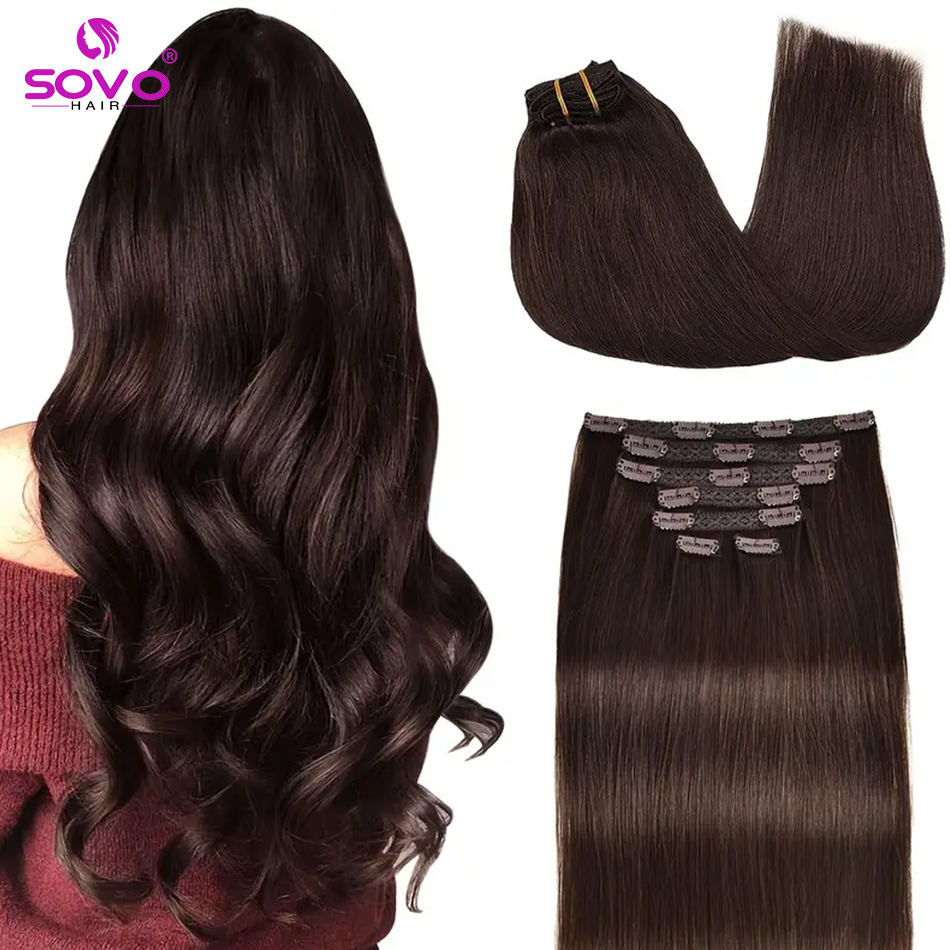 Estensioni dei capelli con cli - Seamless Clip In Hair Extensions Human Hair recensione e prezzo