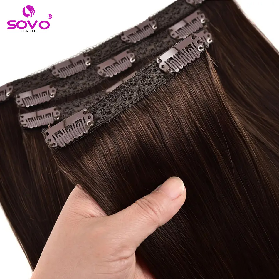 Estensioni dei capelli con cli - Seamless Clip In Hair Extensions Human Hair recensione e prezzo